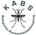 Logo KABS e. V. mit einer Stechmücke im Mittelpunkt und Schrift im rund darum herum